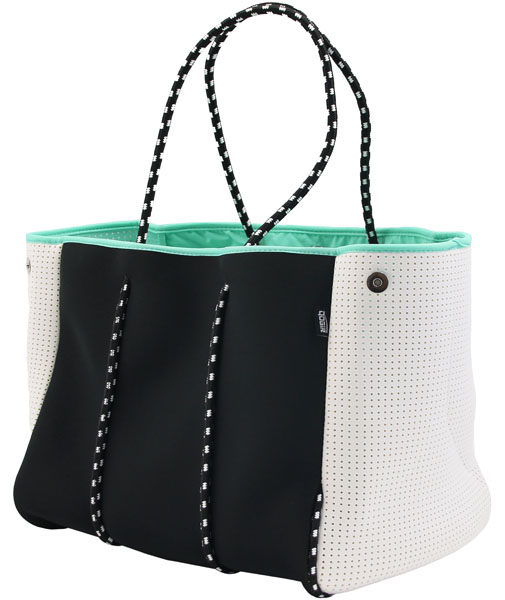 QOGiR Neoprene Multipurpose Beach Bag Tote with Inner Zipper Pocket and  Movable Board _Shopping Online